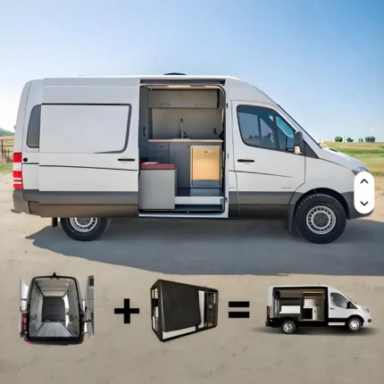 Camping Module 2025 off Road Campervan Sale Conversion Kit Camper Vanbox Modular Campervan for Travel