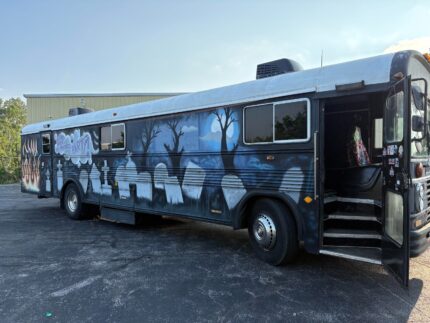 THE LEGENDARY JAGER BUS, FORMERLY AMERICAN RED CROSS BLOOD MOBILE RV