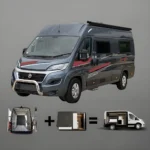 Vanbox Luxury with Solar Kit China Modular Conversion Campervan